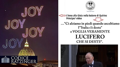 'JOY' sul Vaticano,il massone Quirino Principe spiega la GIOIA cara ai massoni,e la loro devozione a Lucifero DOCUMENTARIO in una intervista e in una conferenza spiega la devozione pagana a Lucifero della massoneria e dei suoi adepti