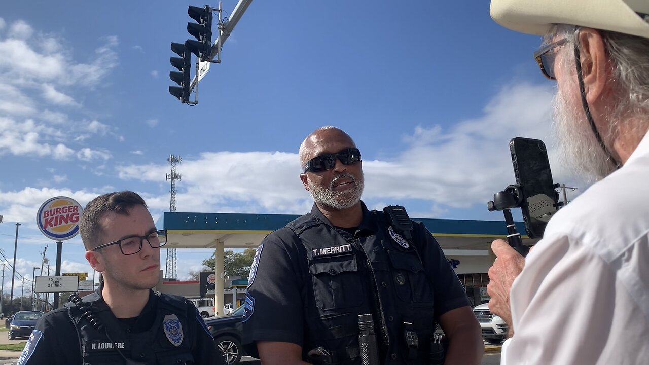 Cops in Lake Charles LA Intimidate and THREATEN Bloodstained Men! Day 2 Southern LA tour!