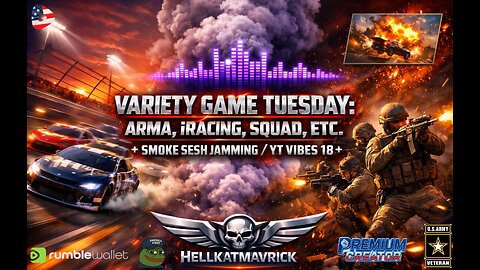 🎮💨VARIETY TUESDAY: iRACING, ETC. + SMOKE SESH JAMMING / YT VIBES 18+ #Veteran