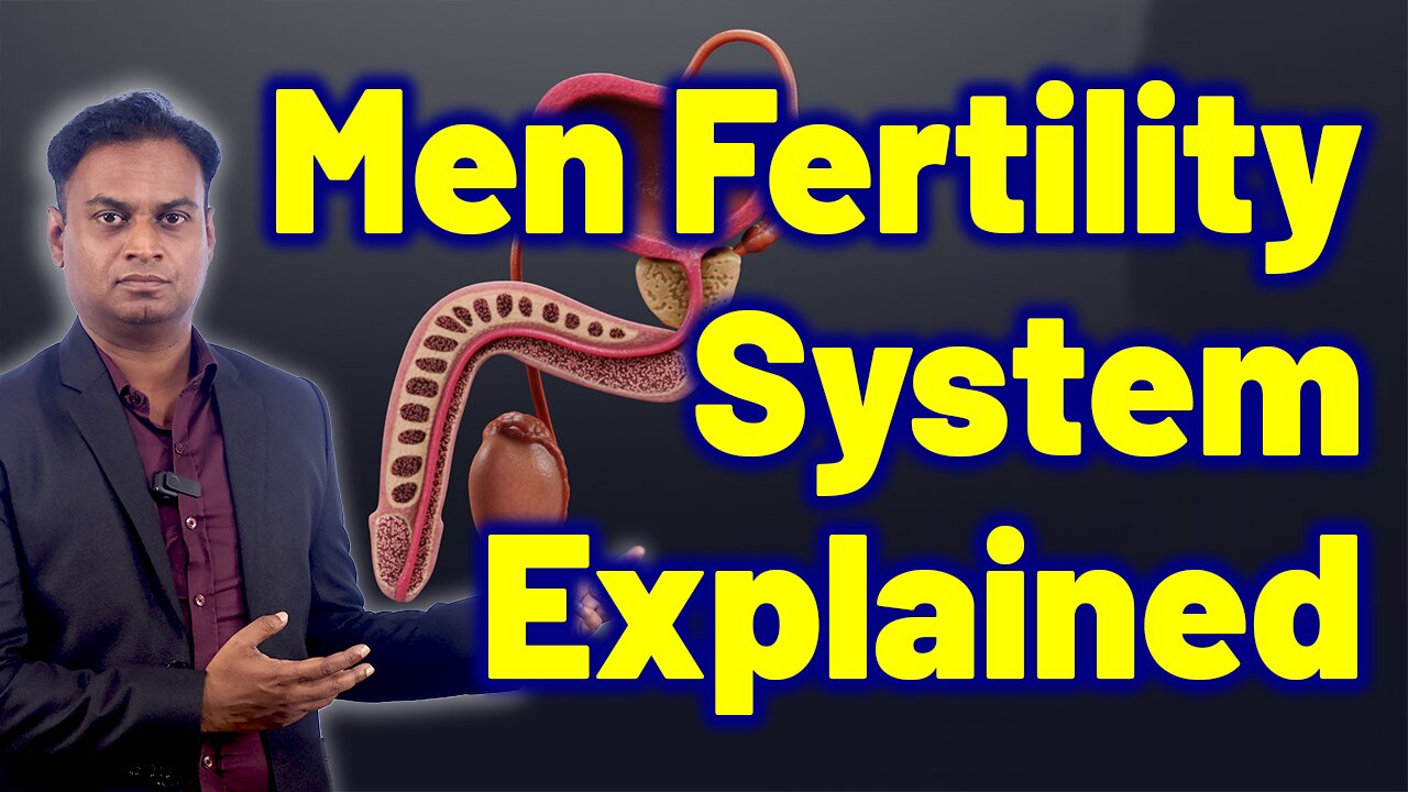 Men Fertility Reproductive System Explained | Male Infertility Problems Treatment Cure Medicine