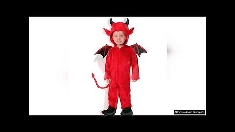 Little Devil Bat Show Clothes Halloween Children's Costume Cute Boys and Girls Review