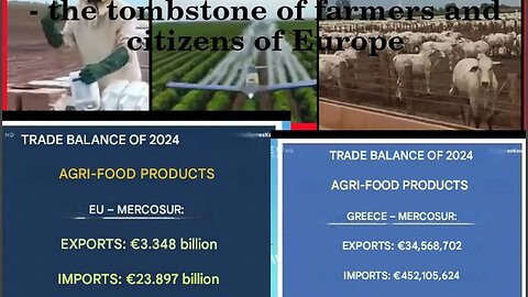EU-Mercosur Agreement… The Tombstone Of Farmers And Citizens Of Europe