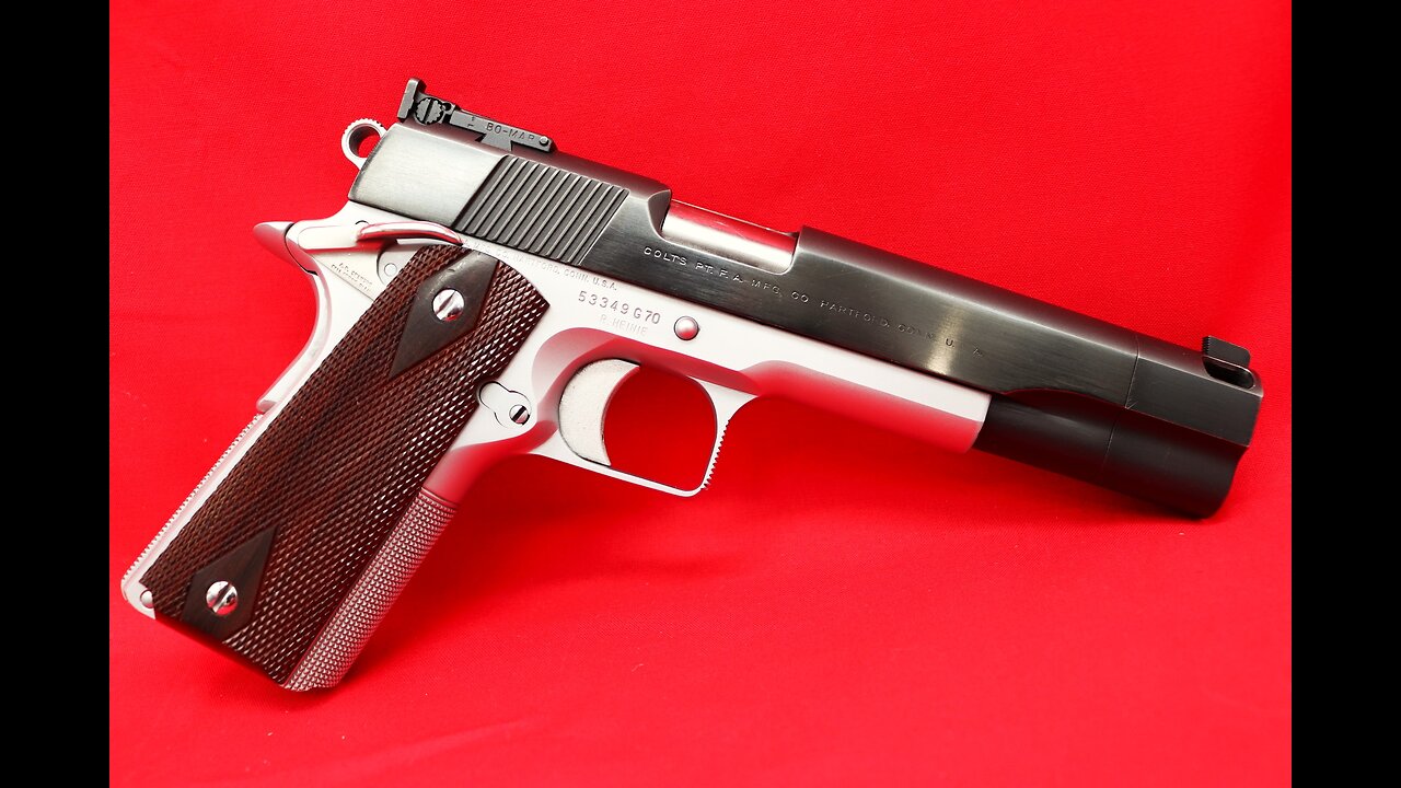 Richard Heinie Full House Custom Colt -- 1911 Comp Gun -- Miami Vice Style