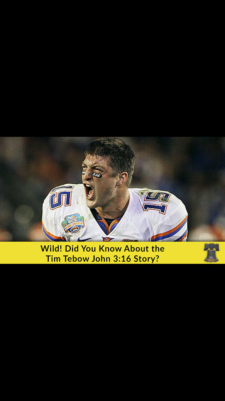 Wild! Did You Know About the Tim Tebow John 3:16 Story?