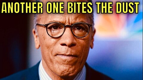 Lester Holt “stepping down” from NBC Nightly News - BUH BYE!