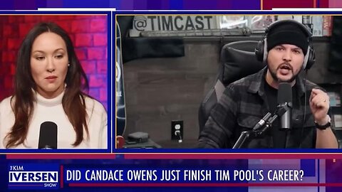 Deranged Tim Pool Goes Berserk on Candace, Tim Says He May Shut Down Show Dec 19th