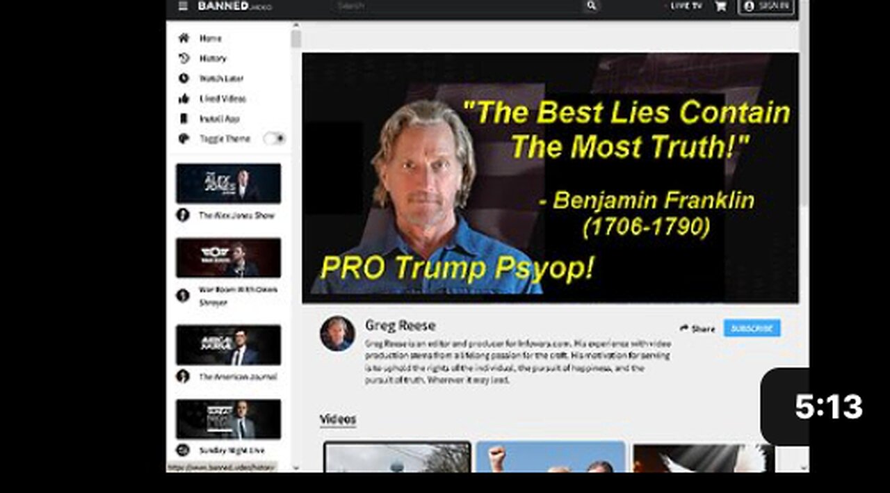 Psyop Greg Reese: (aká Dr 'Tom Cowan') Evidence the Heart is Not a 'Pump'!