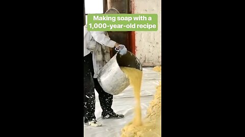 Making Soap with 1000 year old recipe