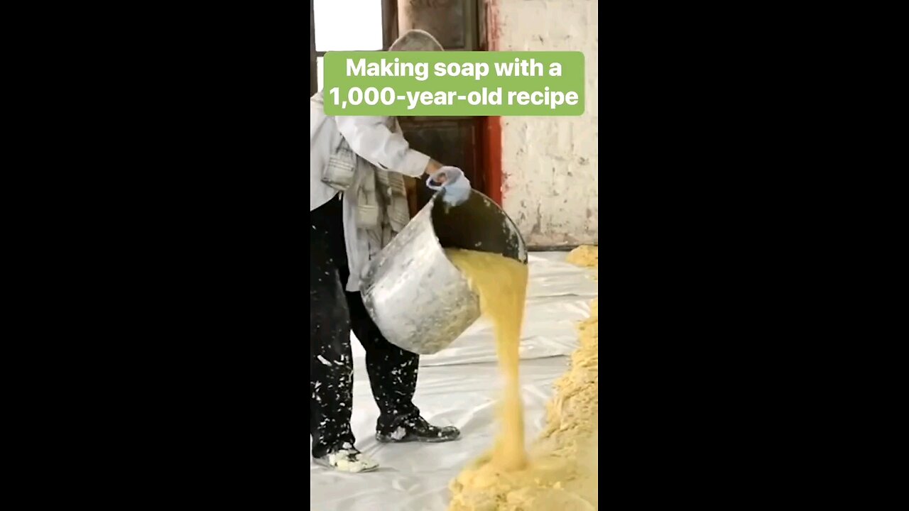 Making Soap with 1000 year old recipe