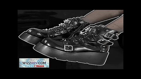 Rivets Decor Chunky Platform Punk Ankle Boots Women 2023 Winter Pu Leather Review