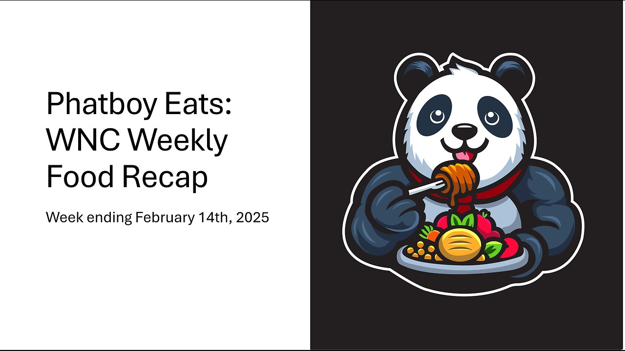 Phatboy Eats: Weekly Food Recap for WNC