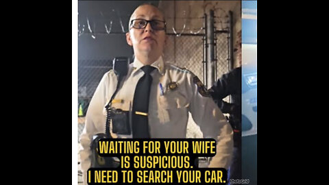 TPAS #67. Cop Wants To Search His Car While He Is Simply Waiting For His Wife At Night