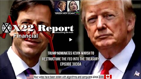 Ep 3830a - Trump Nominates Kevin Warsh To Restructure The Fed Into The Treasury