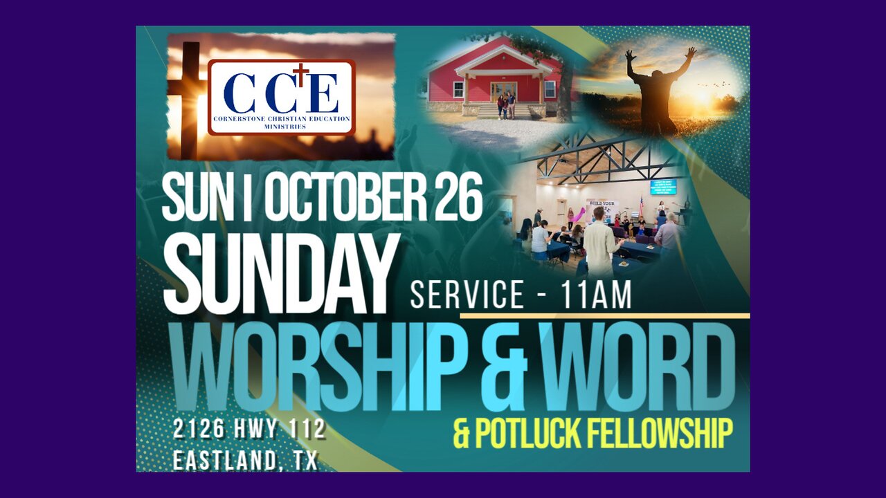 ✝️Live 11:00am Sunday Service 10/26/25