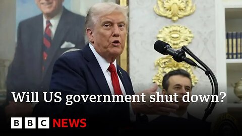 Donald Trump threatens 'irreversible' firings ahead of government shutdown deadline | BBC News