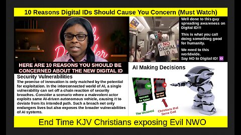 10 Reasons Digital IDs Should Cause You Concern (Must Watch)