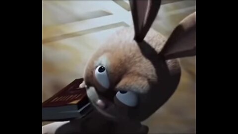 rabbit crying and then laughing