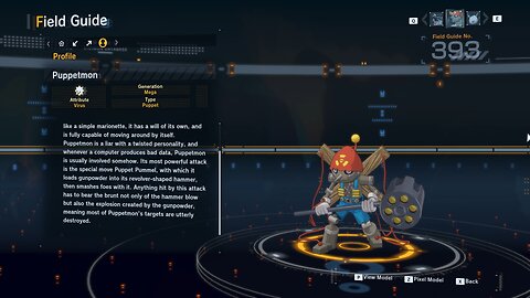 puppetmon all digivolution/de-digivolution/profile Digimon Story Time Stranger