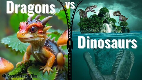 World of Dragons and Dinosaurs 🦕 Scenic travel through the prehistoric planet Earth