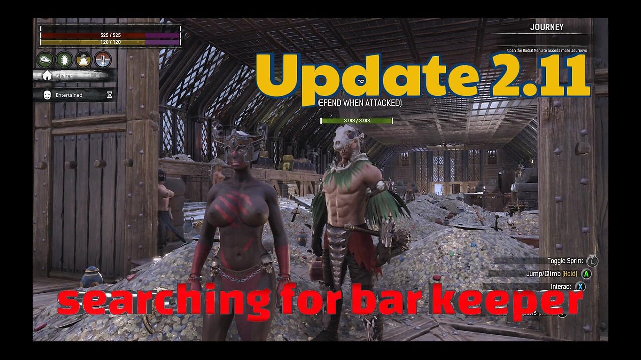 Conan Exiles beginners guide searching for bar keeper busty Boobs breast expansion huge tits