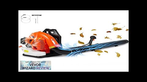 VEVOR Backpack Leaf Blower 79CC 2-Cycle Gas Leaf Blower 930CFM Air Volume Review