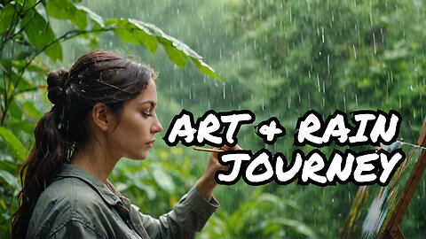 1 Hour of Oil Painting & Rain Sounds: Reflecting on a Year of Art