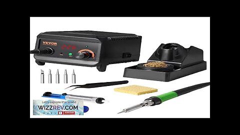 Soldering Iron Station 75W Digital Display Soldering Station Kit 122°F-932°F Review