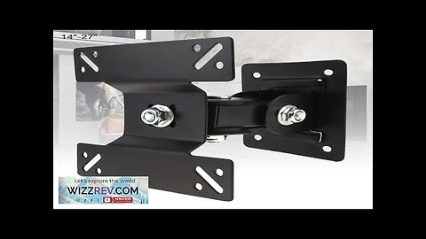 Universal Adjustable TV Wall Mount Bracket Flat Panel 180 Degree Rotation Review