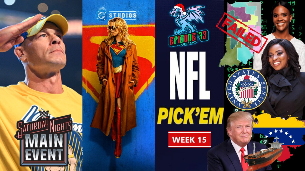 John Cena's FINAL MATCH | Supergirl Teaser TRAILER REACTION | Episode #73 - The Dragon's Den Podcast