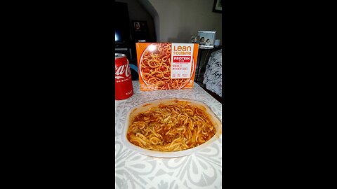 Eating Lean Cuisine Spaghetti With Meat Sauce, Dbn, MI, 9/25/25