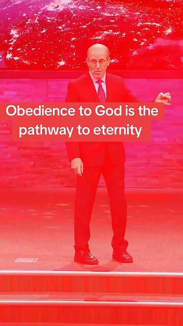 Obedience to God's law is the pathway to eternity!