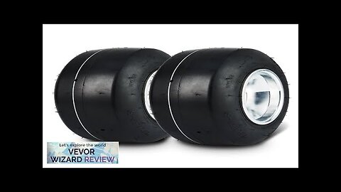 VEVOR Go Kart Tires and Rims 10x4.5-5" Go Kart Wheels 2-Pack Front Review