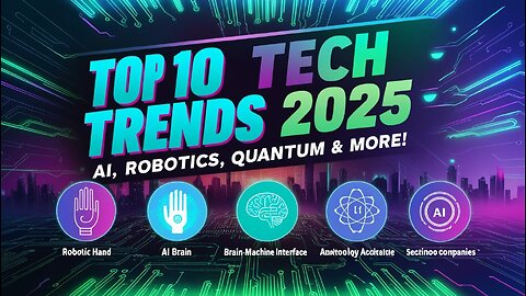 Top 10 Tech Trends for 2025: Agentic AI, Neurological Enhancement & More