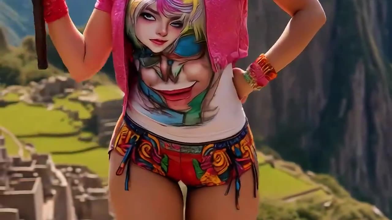Harley Quinn’s Global Variants_ A Worldwide Evolution! #shorts #dcuniverse #harleyquinn