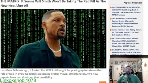 Will Smith Will Not Be Neo On The Matrix Reboot