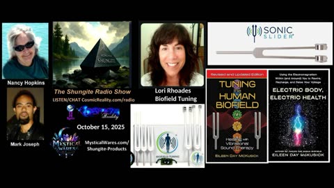 SHUNGITE REALITY 10/15/25 - Lori Rhoades on Biofield Tuning
