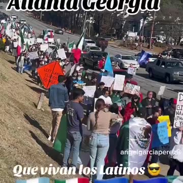 Atlanta, Georgia: Protest against ICE mass deportations