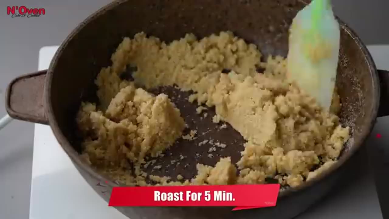 You can make this delicious barfi with 1 cup suji semolina sweet recipe
