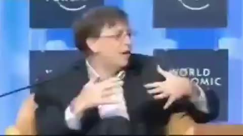 Bill Gates and Klaus Schwab in 2008 discussing depopulation
