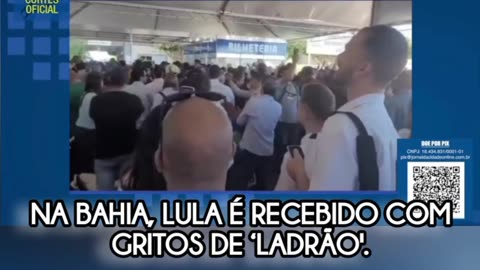 Na Bahia, Lula é recebido com gritos de ‘ladrão'. 2023-06-06