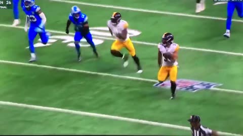 Steelers RB #30 Jaylen Warren TD🏈45yds.
