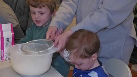 Mom Accidentally Covers Son In Sugar