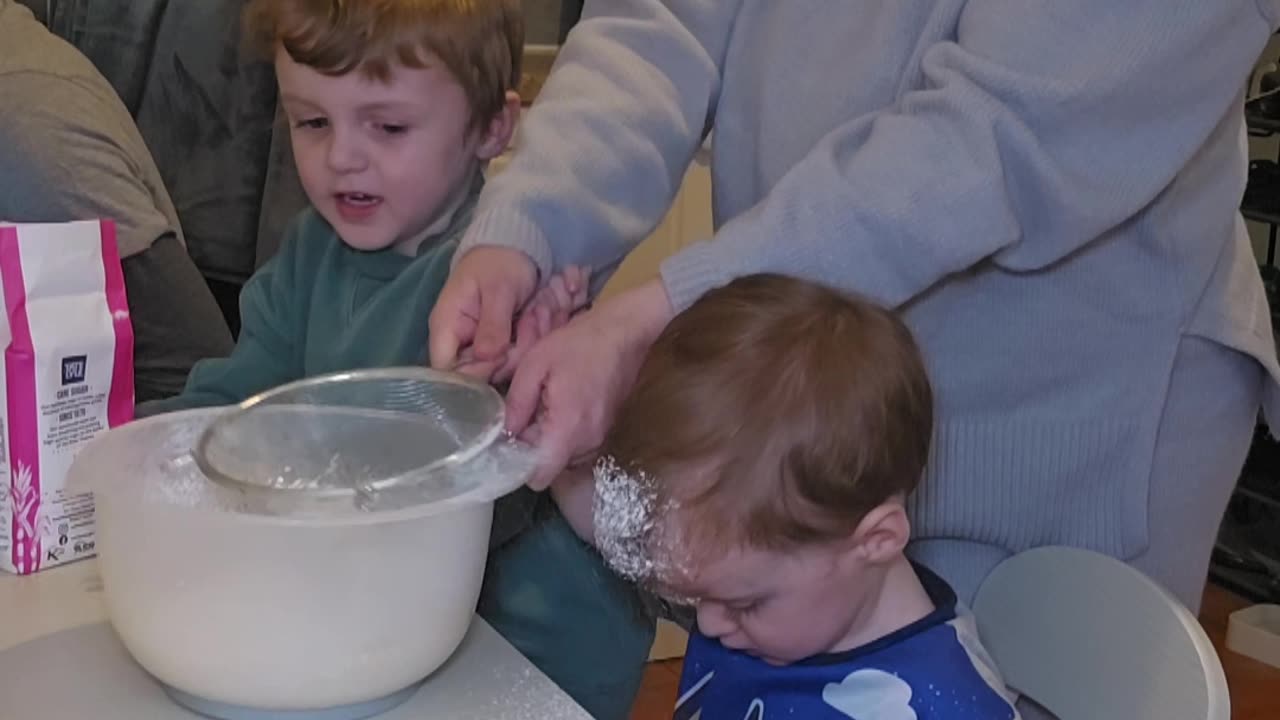 Mom Accidentally Covers Son In Sugar