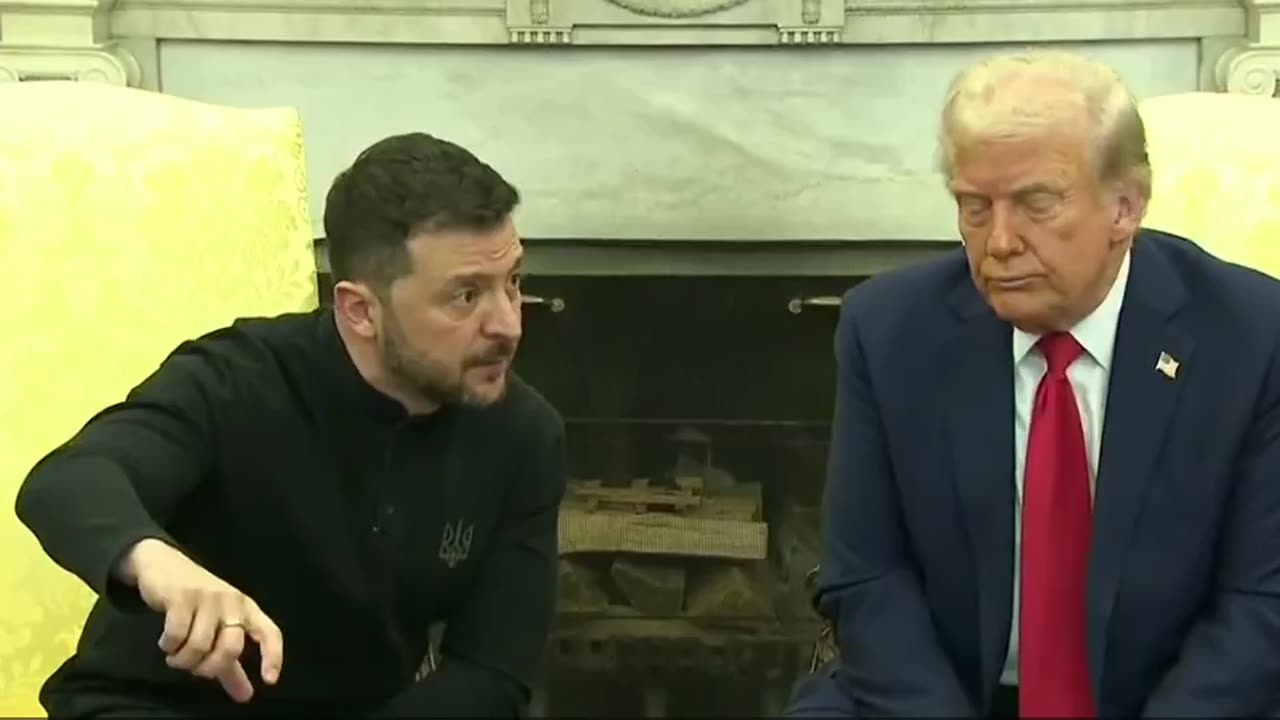 Zelensky kicked out from oval office after an heated debate