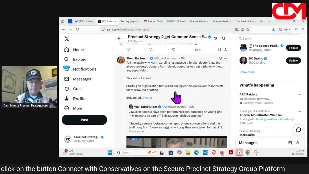 Precinct Strategy The BEST [unused] Political Organization. Dan Schultz October 30 2025