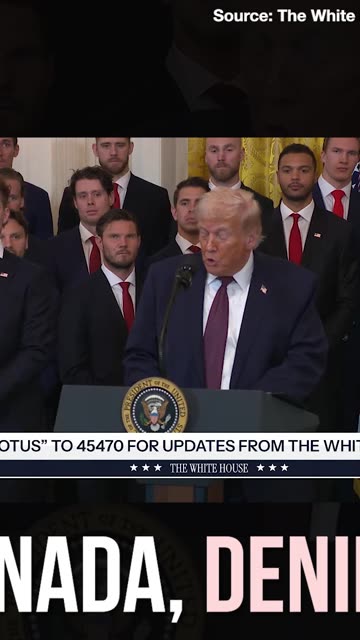 CANADA, DENIED! Trump Boasts 32 Straight Stanley Cup Wins Over Canada While Hosting Florida Panthers