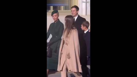 Ivanka Trump and her family arrive at the Capitol for inauguration