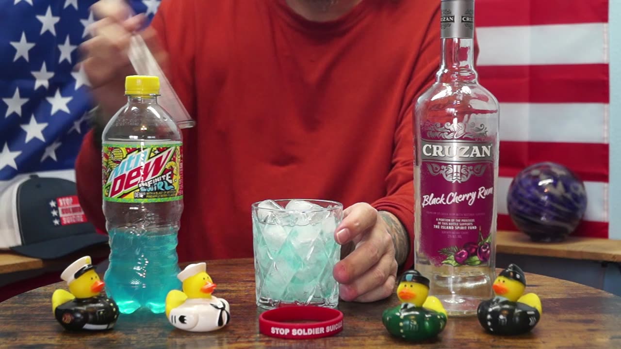 Leonard Weiss - Cruzan Black Cherry Rum & Mtn Dew Infinite Swirl