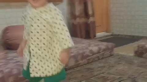 Baby play in our own home pakistan