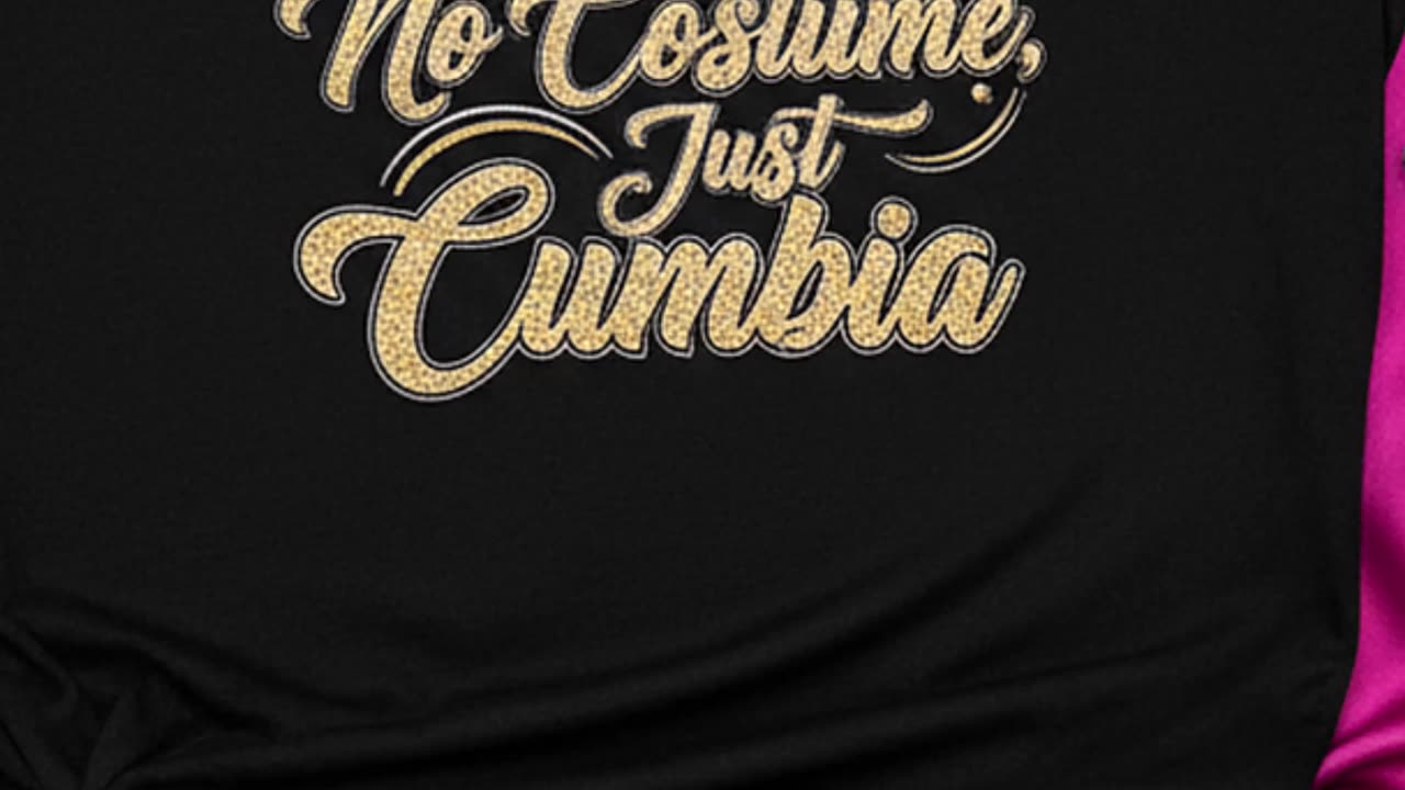 Why dress up when the rhythm is enough? This tee speaks for us all! #cumbiafashion #latinovibes